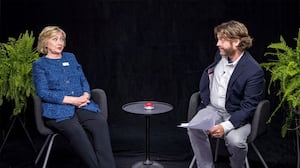 Hillary Clinton and Zach Galifianakis on "Betwen Two Ferns"