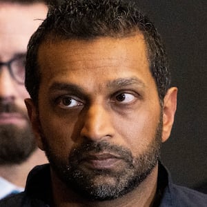 FBI director Kash Patel listens as Utah Department of Public Safety commissioner Beau Mason, left, speaks during a press conference at Utah Valley University