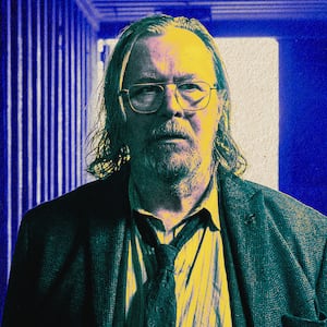 A photo illustration of Sir Gary Oldman in Slow Horses.