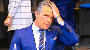 Secretary of Defense Pete Hegseth attends the meeting of NATO Ministers of Defence at NATO Headquarters in Brussels, Belgium on 15 October 2025.