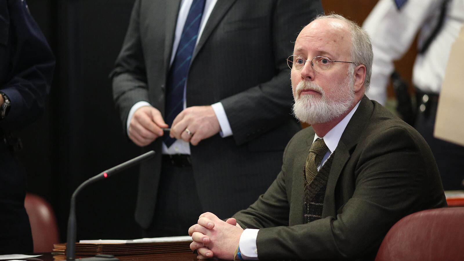 Robert Hadden, a gynecologist accused of sexually abusing patients, is seen in Manhattan Supreme Court on Feb. 23, 2016, in New York.