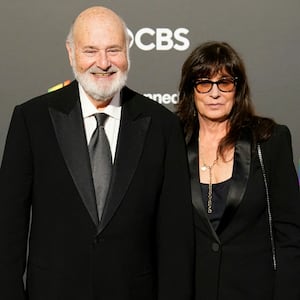 US actor and director Rob Reiner and his wife Michele Reiner attend the 46th Kennedy Center Honors gala at the Kennedy Center for the Performing Arts in Washington, DC, on December 3, 2023.