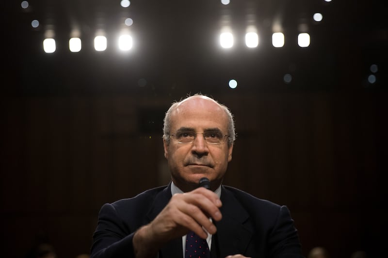 WASHINGTON, DC - JULY 27:  William Browder, chief executive officer of Hermitage Capital Management, takes his seat as he arrives for a Senate Judiciary Committee hearing titled 'Oversight of the Foreign Agents Registration Act and Attempts to Influence U.S. Elections' in the Hart Senate Office Building on Capitol Hill, July 27, 2017 in Washington, DC. On Tuesday, the committee withdrew its subpoena for former Trump campaign chairman Paul Manafort as he agreed to turn over documents and continue negotiating about being interviewed by the committee. (Photo by Drew Angerer/Getty Images)