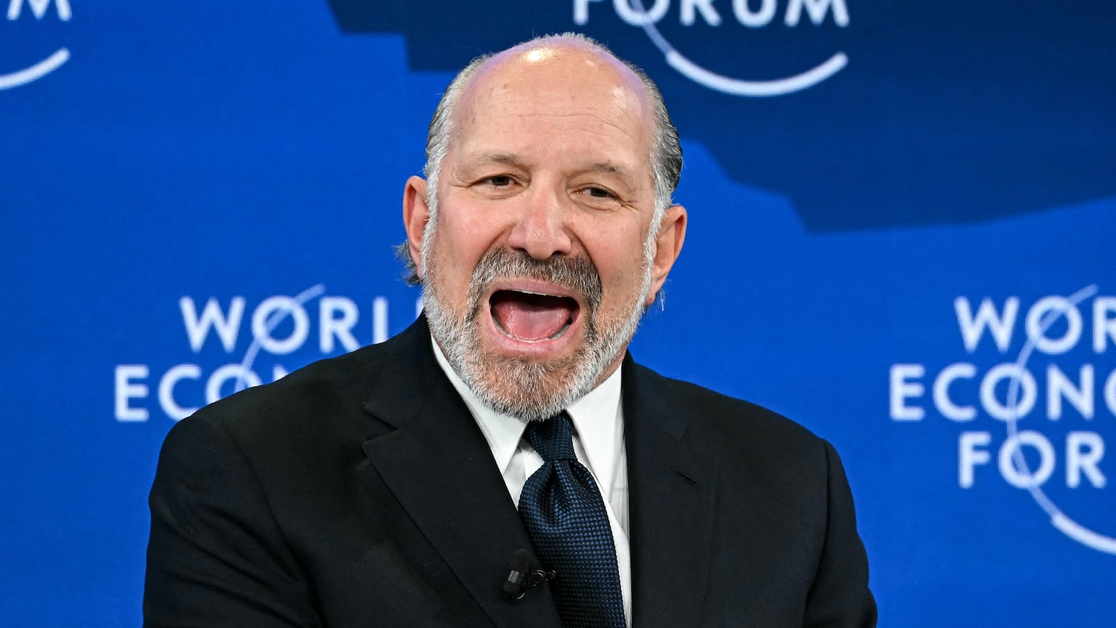 US Commerce Secretary Howard Lutnick speaks during the World Economic Forum (WEF) annual meeting in Davos on January 20, 2026. The World Economic Forum takes place in Davos from January 19 to January 23, 2026. (Photo by Fabrice COFFRINI / AFP via Getty Images)