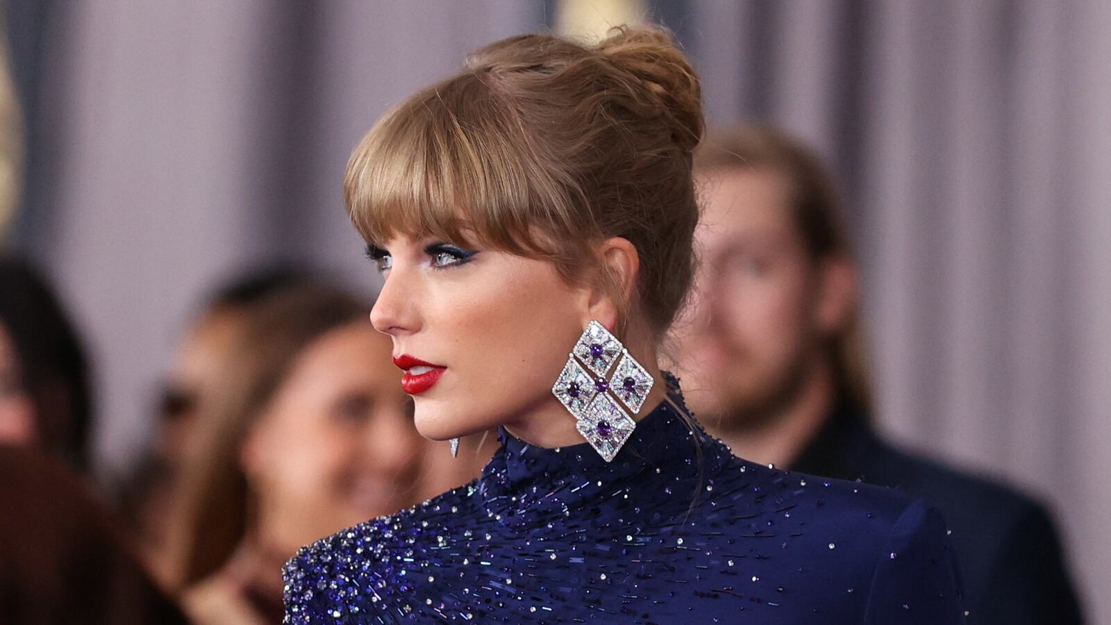 Taylor Swift attends the Premiere ceremony of the 65th Annual Grammy Awards
