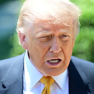 The White House is considering a plan for President Donald Trump, pictured May 12, to issue 250 pardons to mark the 250th anniversary of American independence, according to the WSJ.