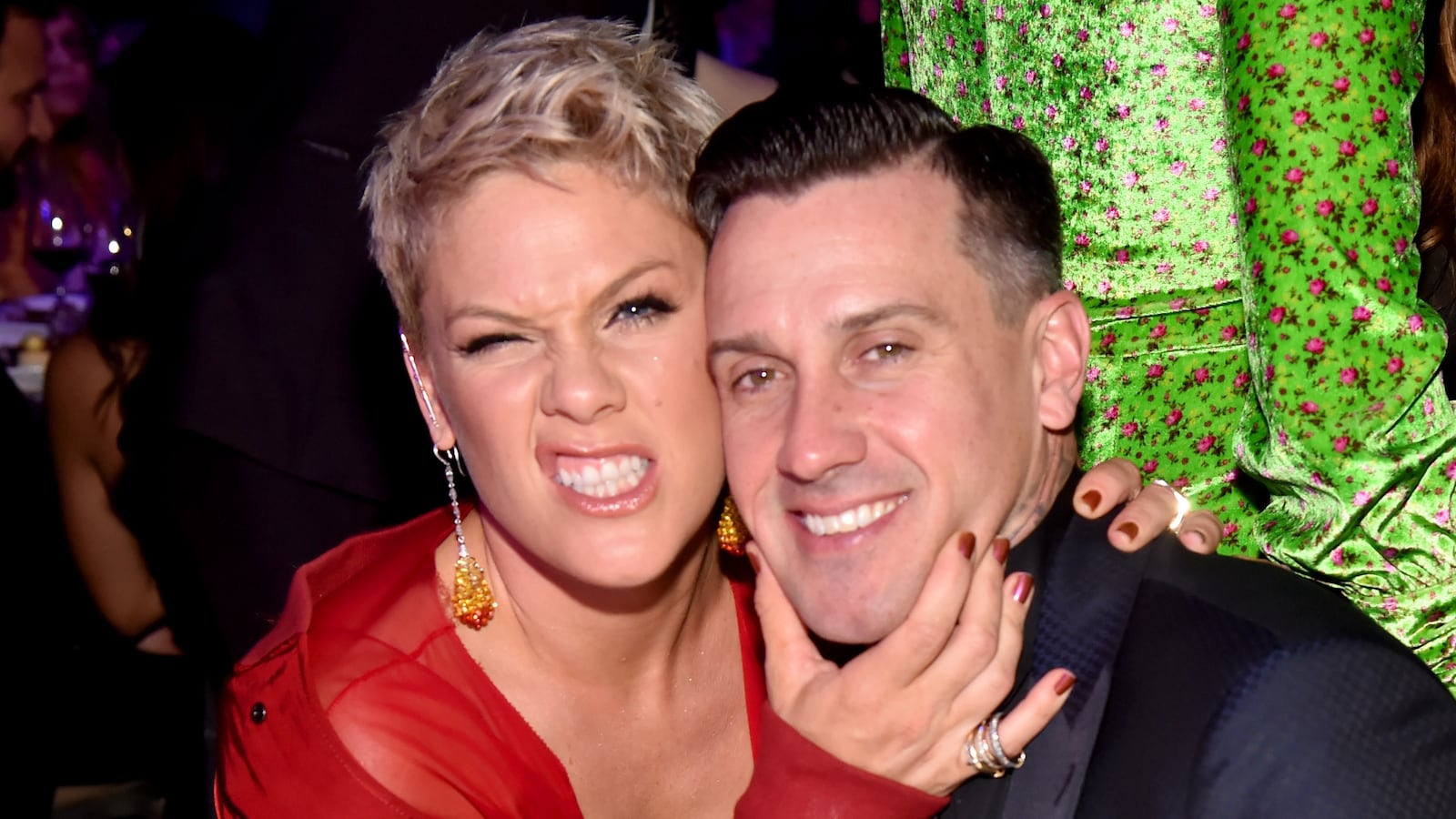 Pink and Carey Hart