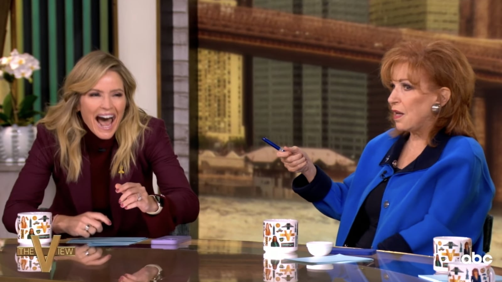 Sara Haines and Joy Behar
