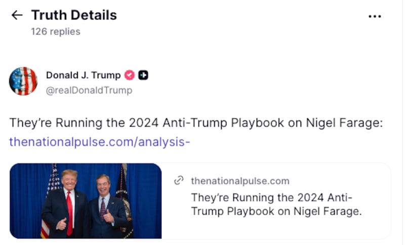 Trump Truth Social