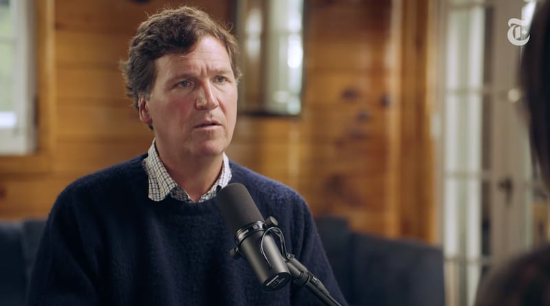 Tucker Carlson sits for an interview with The New York Times podcast: "The Interview"