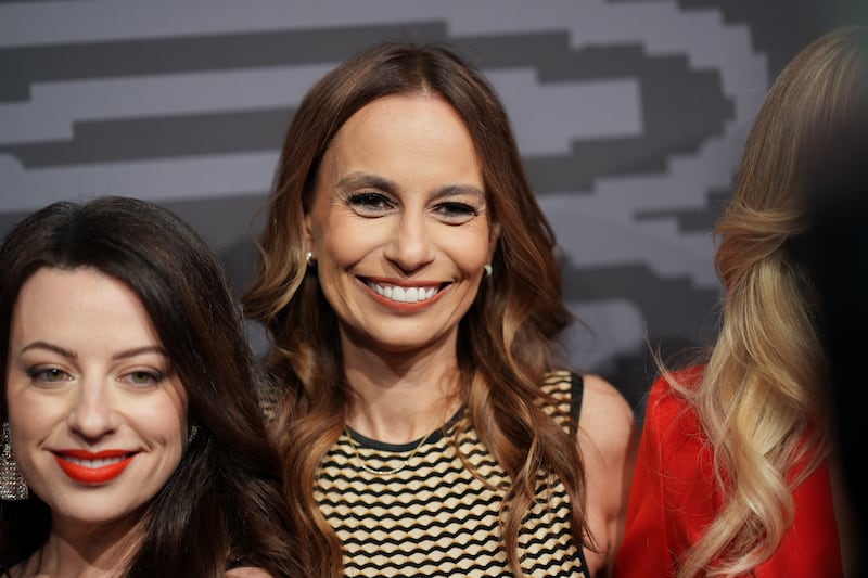 Michelle Kinney, Julie Roginsky at the 29th Annual Webby Awards held at Cipriani Wall Street on May 12, 2025 in New York, New York. (Photo by John Nacion/Variety via Getty Images)