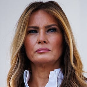 Jack Schlossberg and Melania Trump.