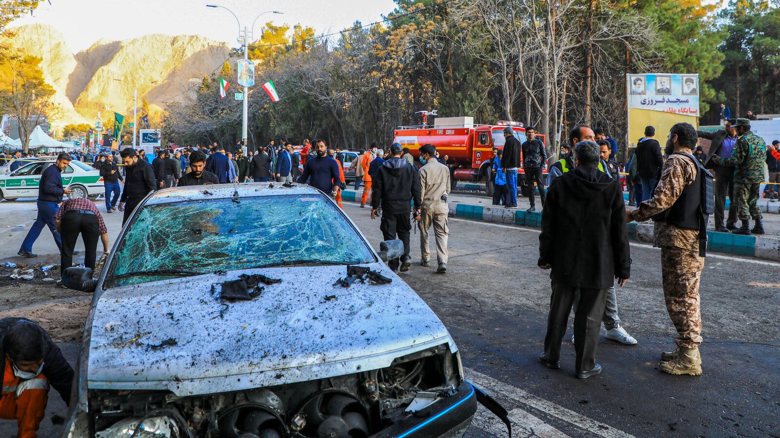 the southern Iranian city of Kerman on January 3, 2024