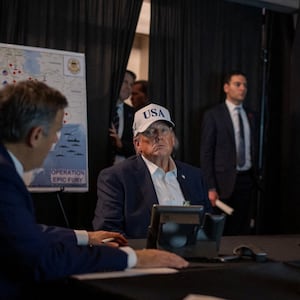 President Donald Trump at his Mar-a-Lago resort