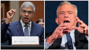 Jay Bhattacharya and Robert F. Kennedy Jr.