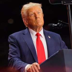 U.S. President Donald Trump attends a memorial service for slain conservative commentator Charlie Kirk at State Farm Stadium in Glendale, Arizona, U.S., September 21, 2025.  REUTERS/Brian Snyder