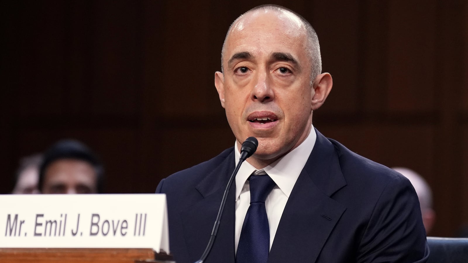 Democrats walked out of the Senate Judiciary Committee vote to advance Emil Bove's nomination to serve as a judge on the U.S. Third Circuit Court of Appeals.