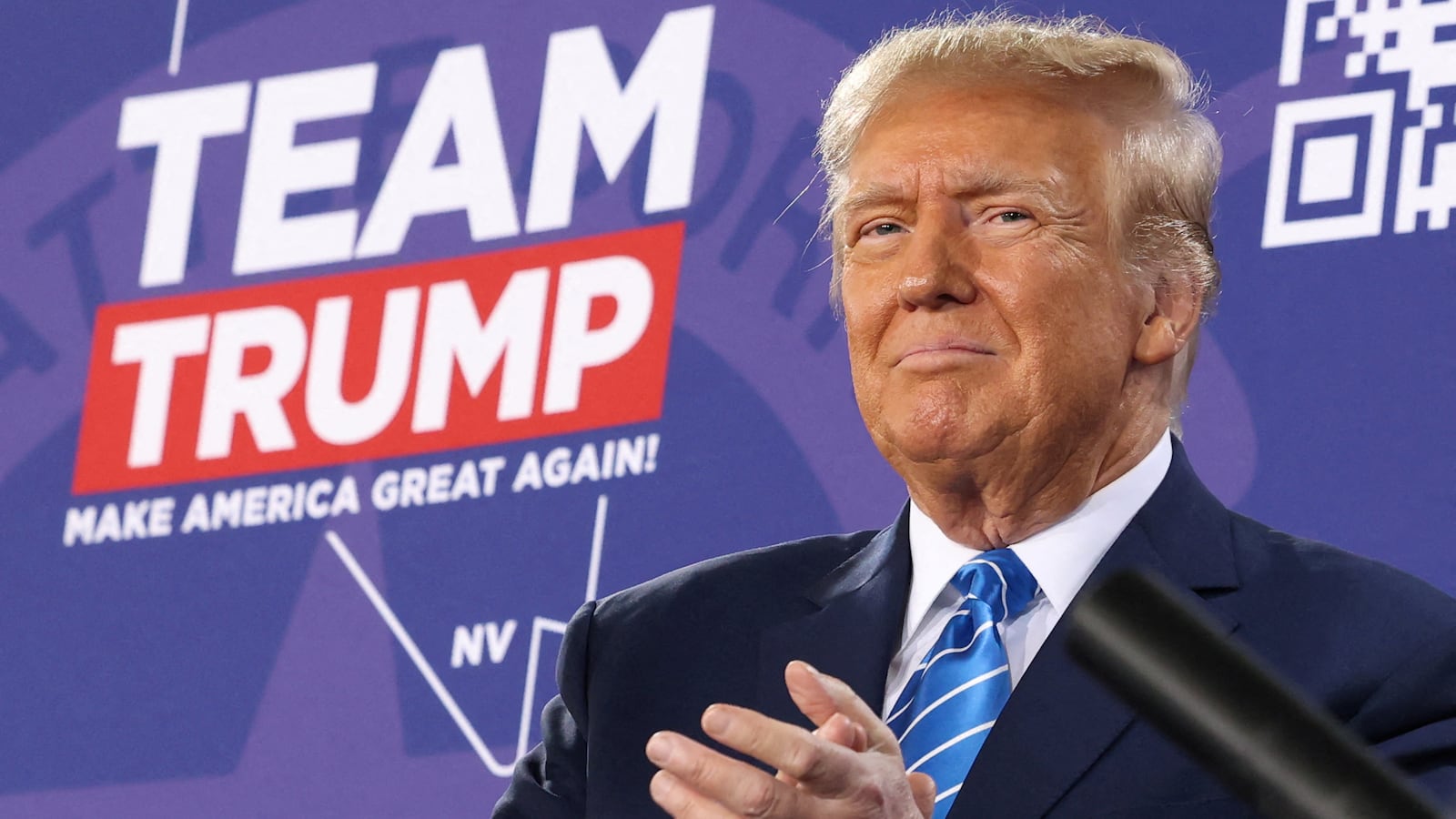 Republican presidential candidate and former U.S. President Donald Trump.