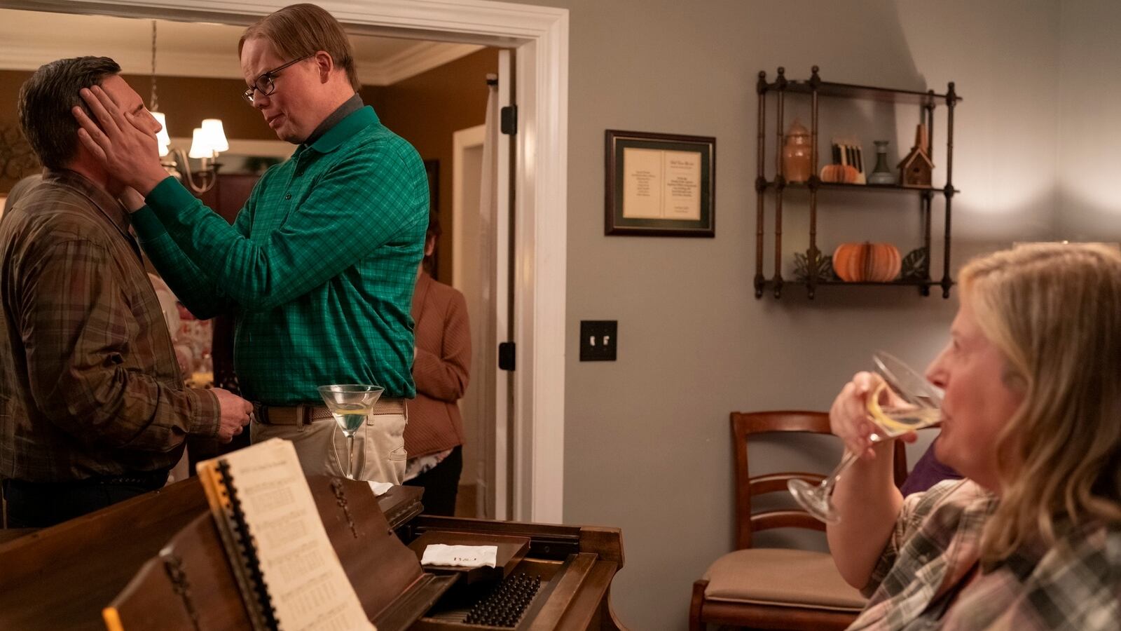 Tim Bagley, Jeff Hiller, and Bridget Everett in Somebody Somewhere