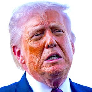 President Donald Trump speaks to the media after arriving in Corpus Christi, Texas, U.S., February 27, 2026.