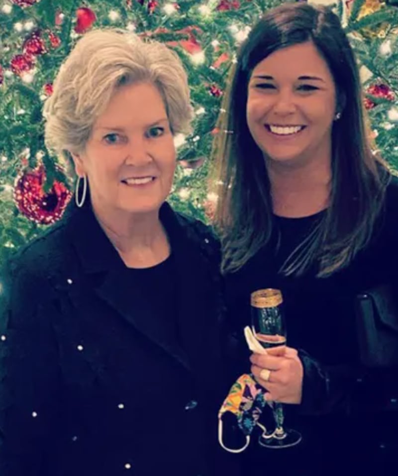 Susie Wiles and daughter Caroline.