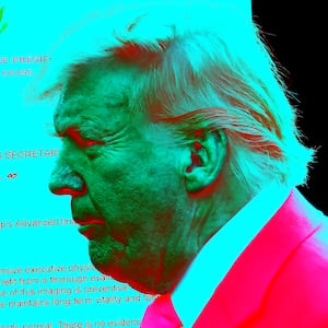 Donald Trump photo illustration
