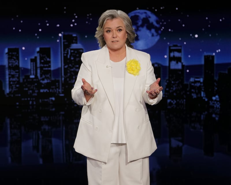 Rosie O'Donnell hostin 'Jimmy Kimmel Live!'