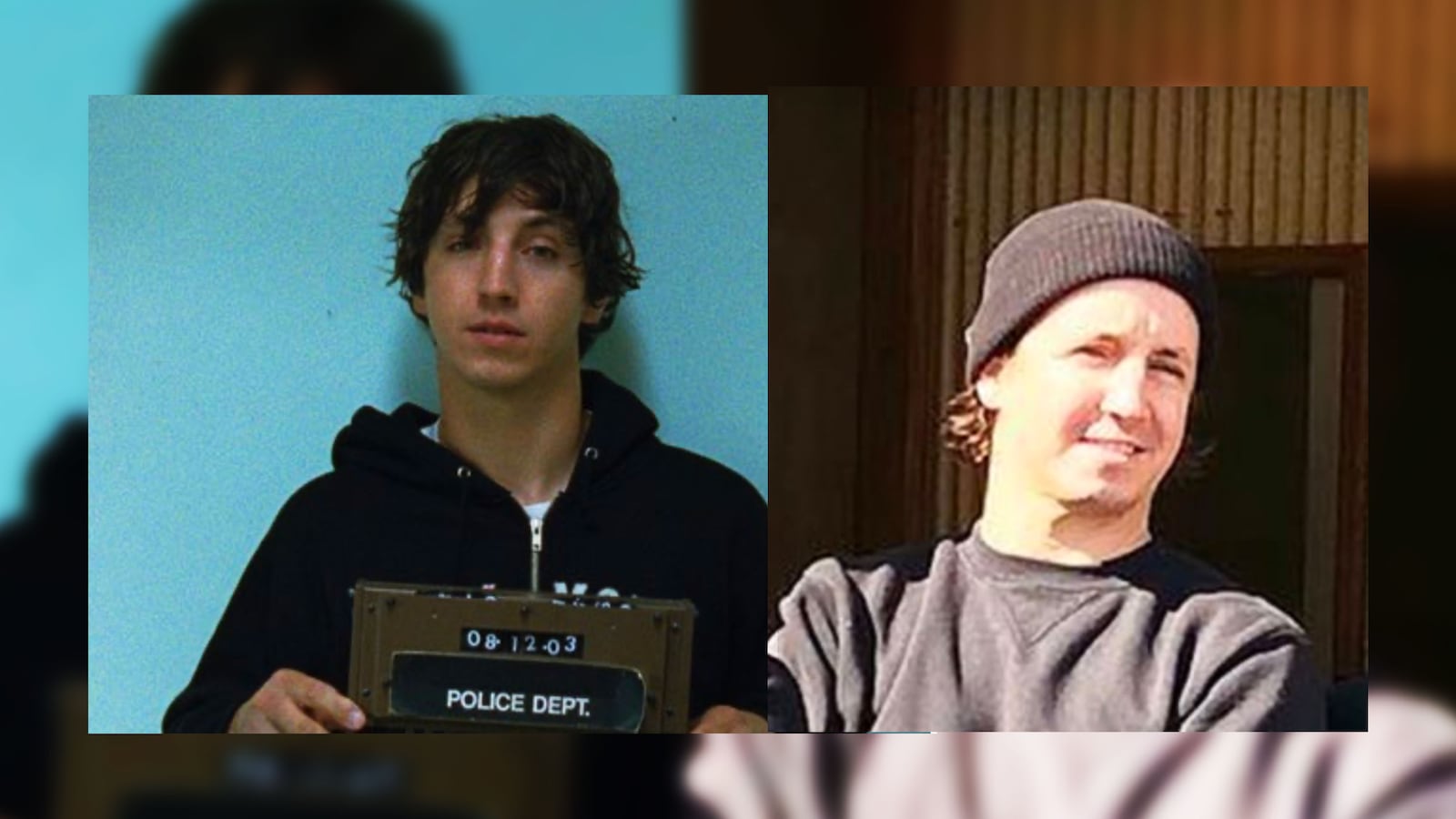 Two photos of Brian Burnam.