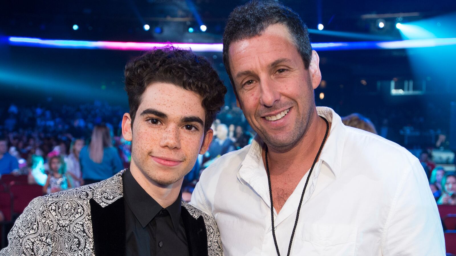 Cameron Boyce and Adam Sandler.