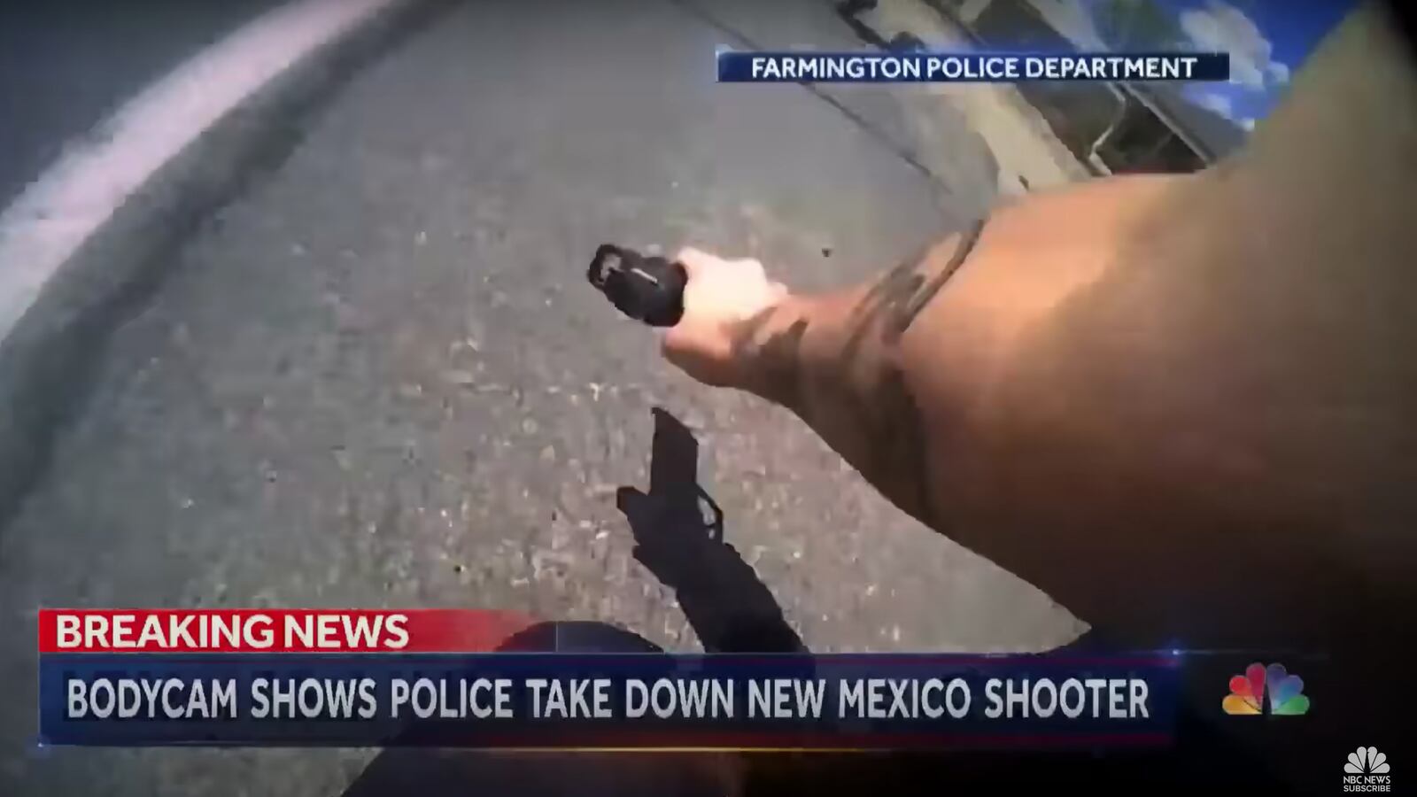 Police respond to shooting in Farmington, New Mexico.