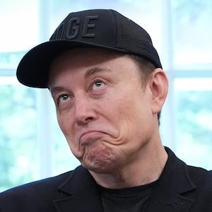 WASHINGTON, DC - MAY 30: Tesla CEO Elon Musk speaks alongside U.S. President Donald Trump to reporters in the Oval Office of the White House on May 30, 2025 in Washington, DC. Musk, who served as an adviser to Trump and led the Department of Government Efficiency, announced he would leave his role in the Trump administration to refocus on his businesses.  (Photo by Kevin Dietsch/Getty Images)