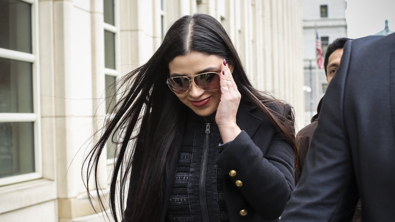 Emma Coronel Aispuro made a shock return to modelling at Milan Fashion Week following her release from prison.