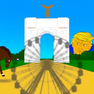 Donald Trump, Empty Fair illustration