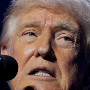 Donald Trump speaks at a Turning Point USA event in Phoenix earlier this month.