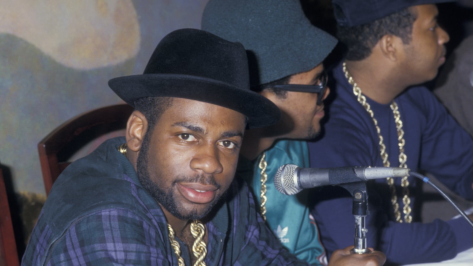 Jam Master Jay, DMC and Rev Run of Run DMC in 1987