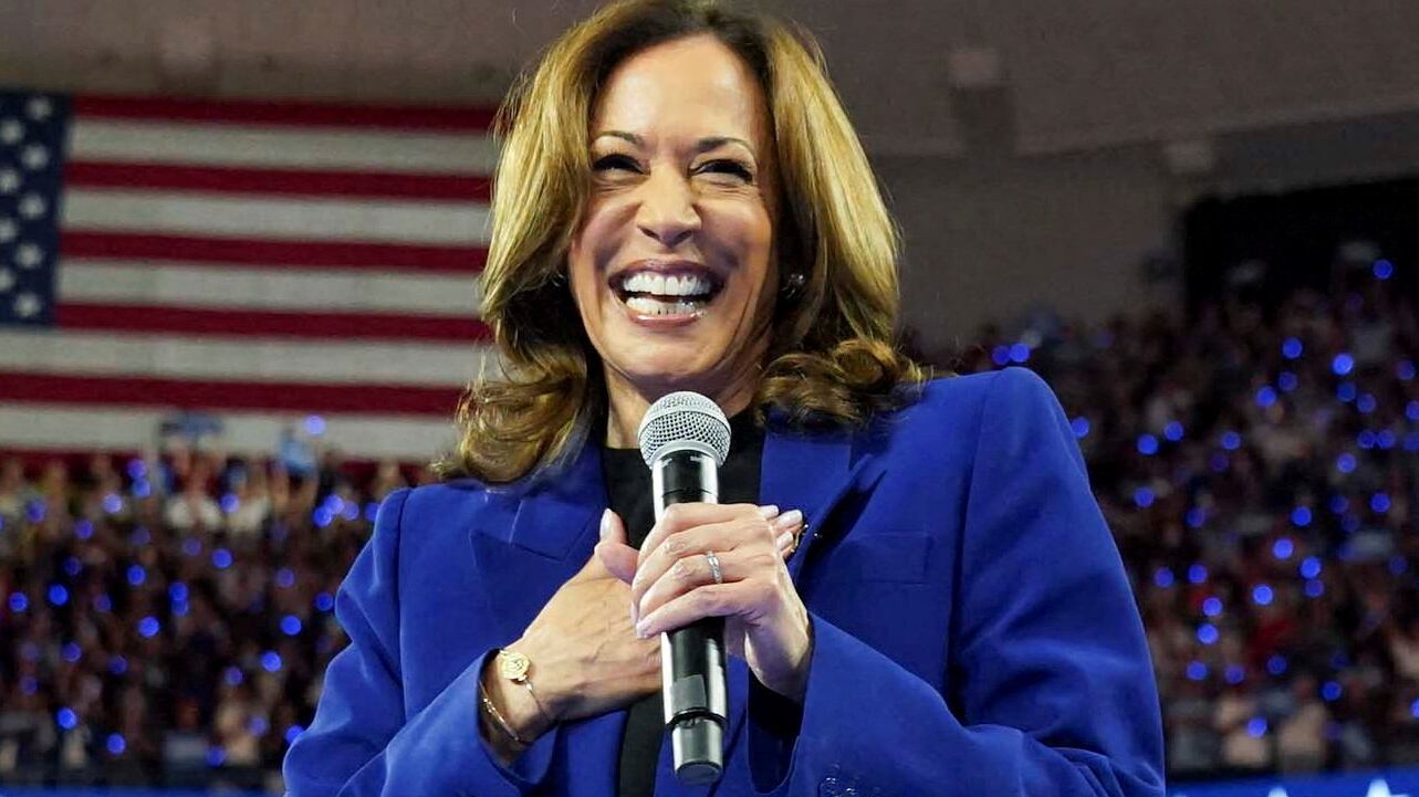 Kamala Harris smiling