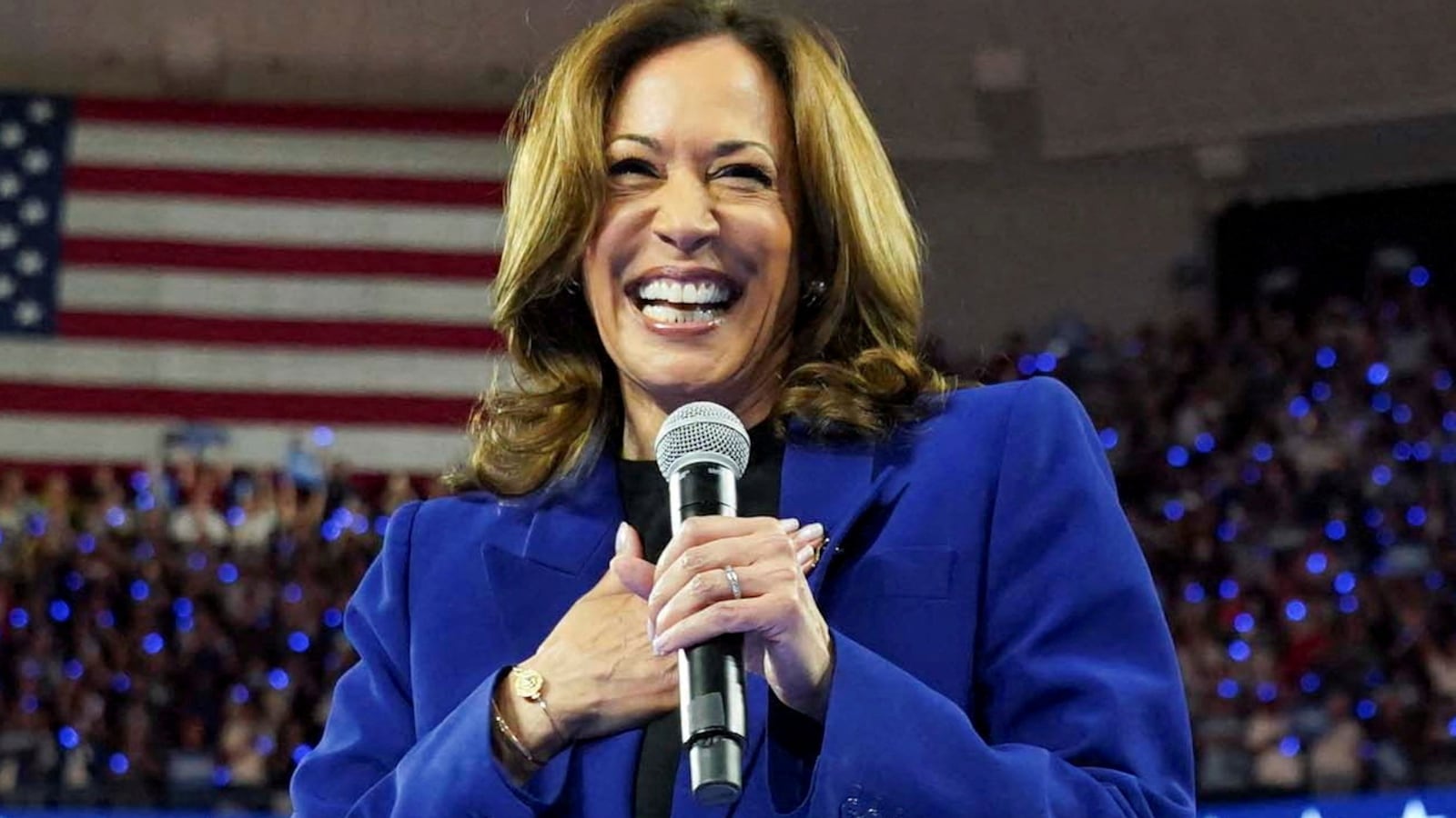 Kamala Harris smiling