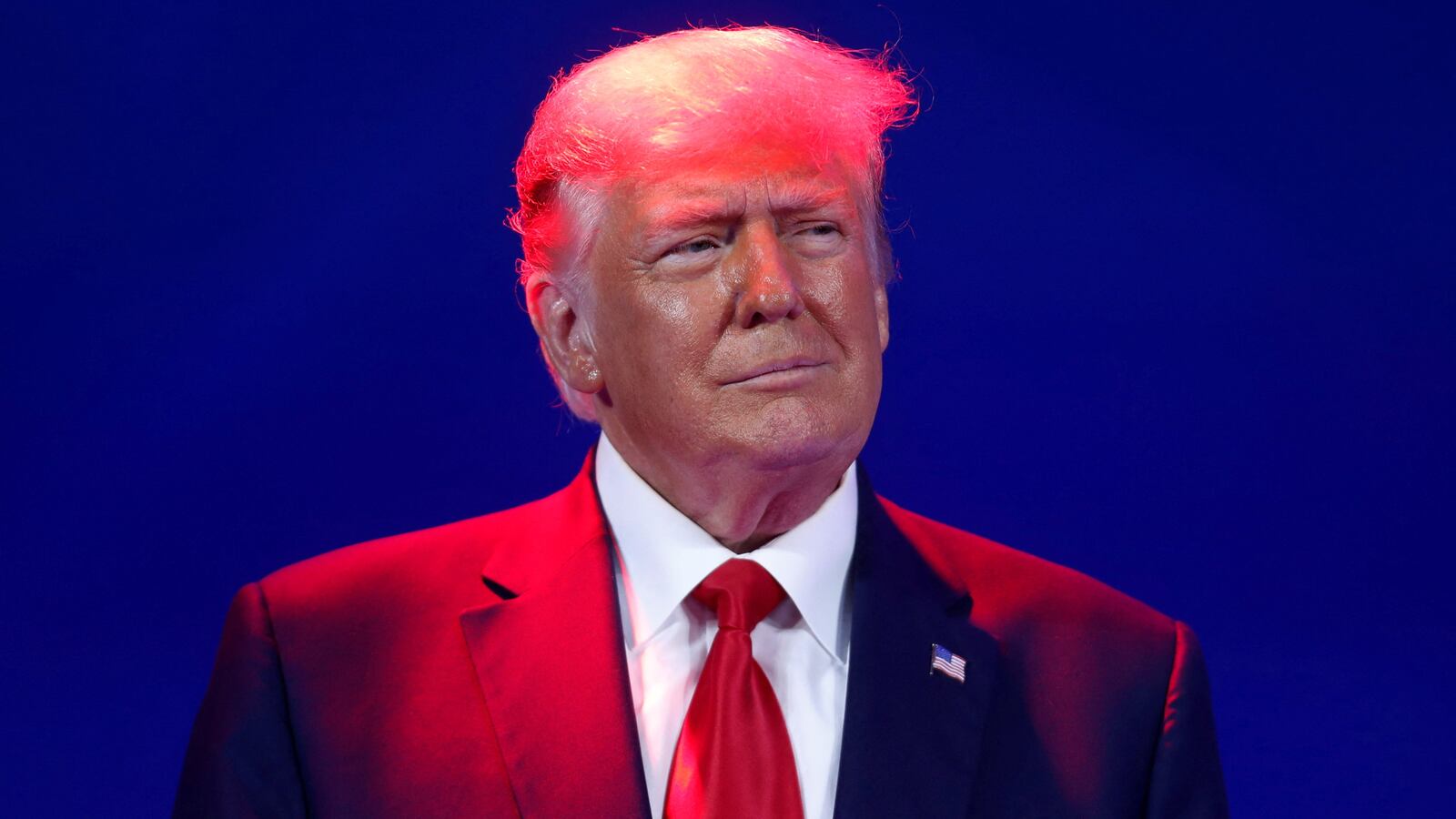 Former U.S. President Donald Trump speaks at the Conservative Political Action Conference in Orlando, Florida, U.S. February 28, 2021.