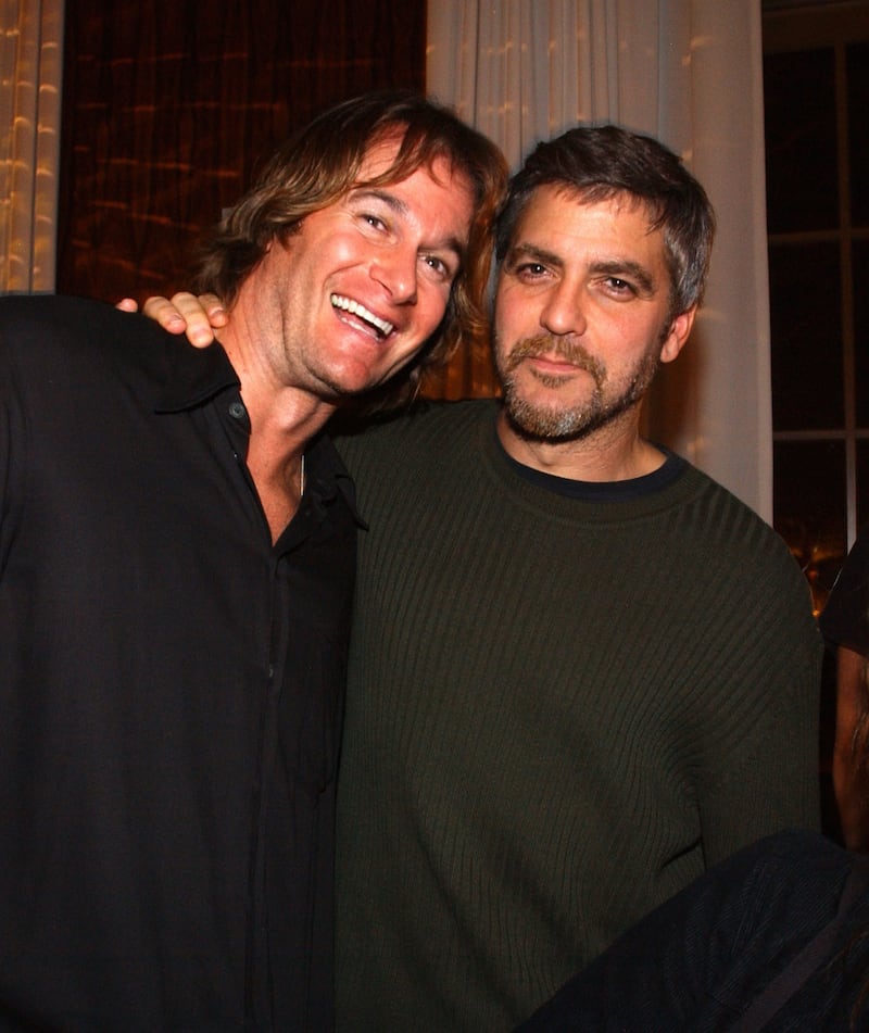 Rande Gerber and actor George Clooney