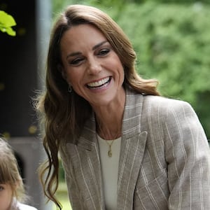 Britain’s Catherine, Princess of Wales, visits the “Salvador Allende” Scuola dell’infanzia in 2026.
