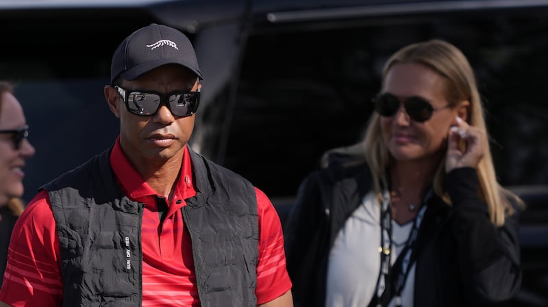 Tiger Woods and Vanessa Trump.