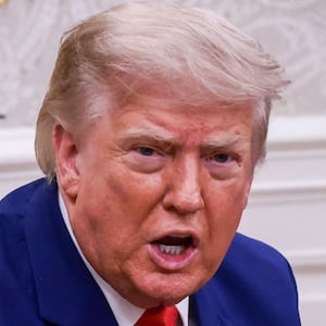 U.S. President Donald Trump meets with Lebanese President Joseph Aoun (not pictured) in the Oval Office at the White House in Washington, D.C., U.S., July 21, 2026.