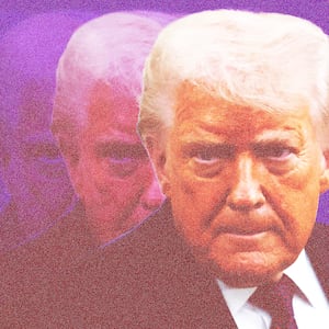 Donald Trump photo illustration, illo