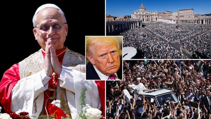 Pope Leo, Donald Trump