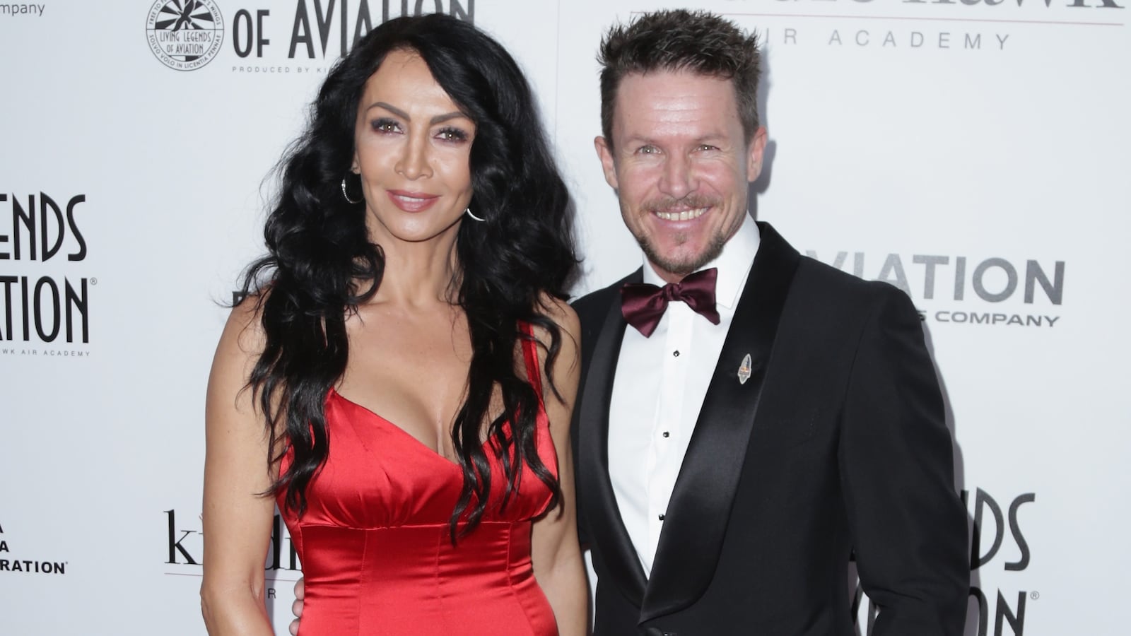 Felix Baumgartner and his wife, Mihaela, in 2017.