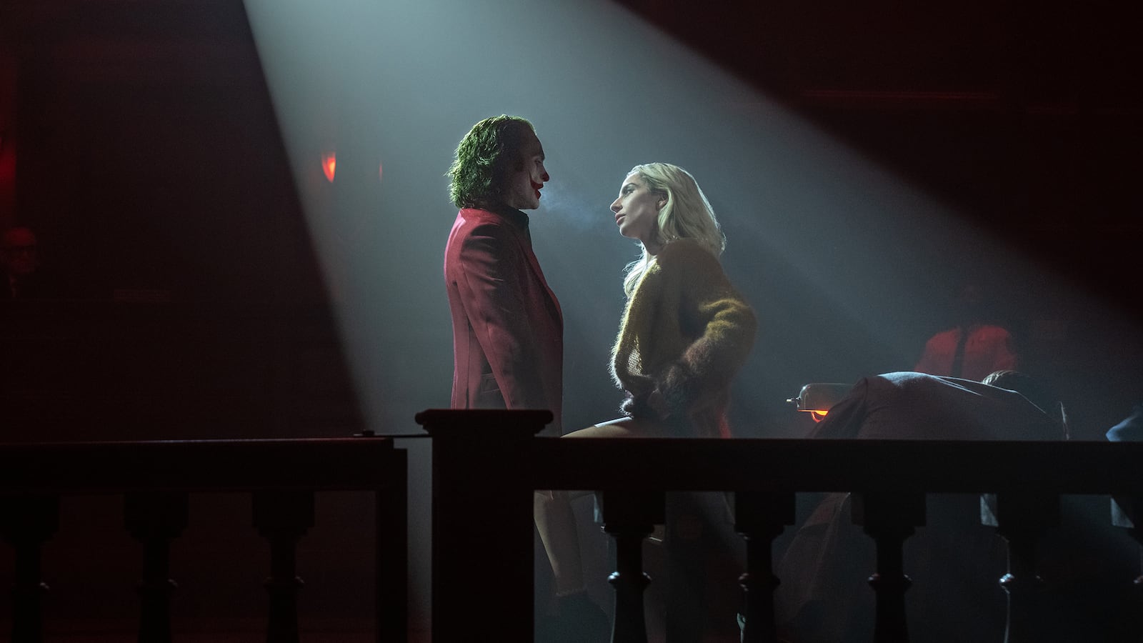Joaquin Phoenix and Lady Gaga in Joker: Folie a Deux