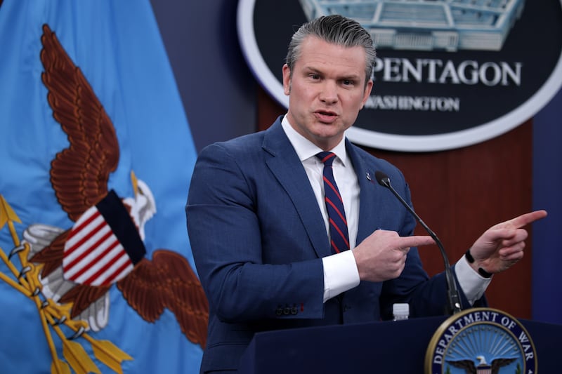 Defense Secretary Pete Hegseth attacked the press and became combative while also contradicting the president during a press conference at the Pentagon on March 2, 2026.