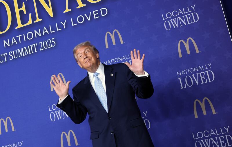 Donald Trump at McDonald's Impact Summit