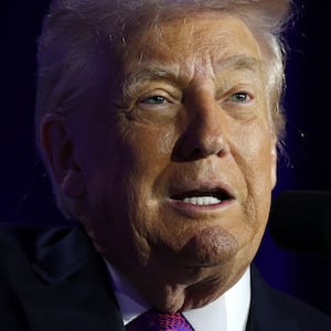 President Donald Trump speaks during the 74th annual National Prayer Breakfast at the Washington Hilton on February 5, 2026 in Washington, DC.