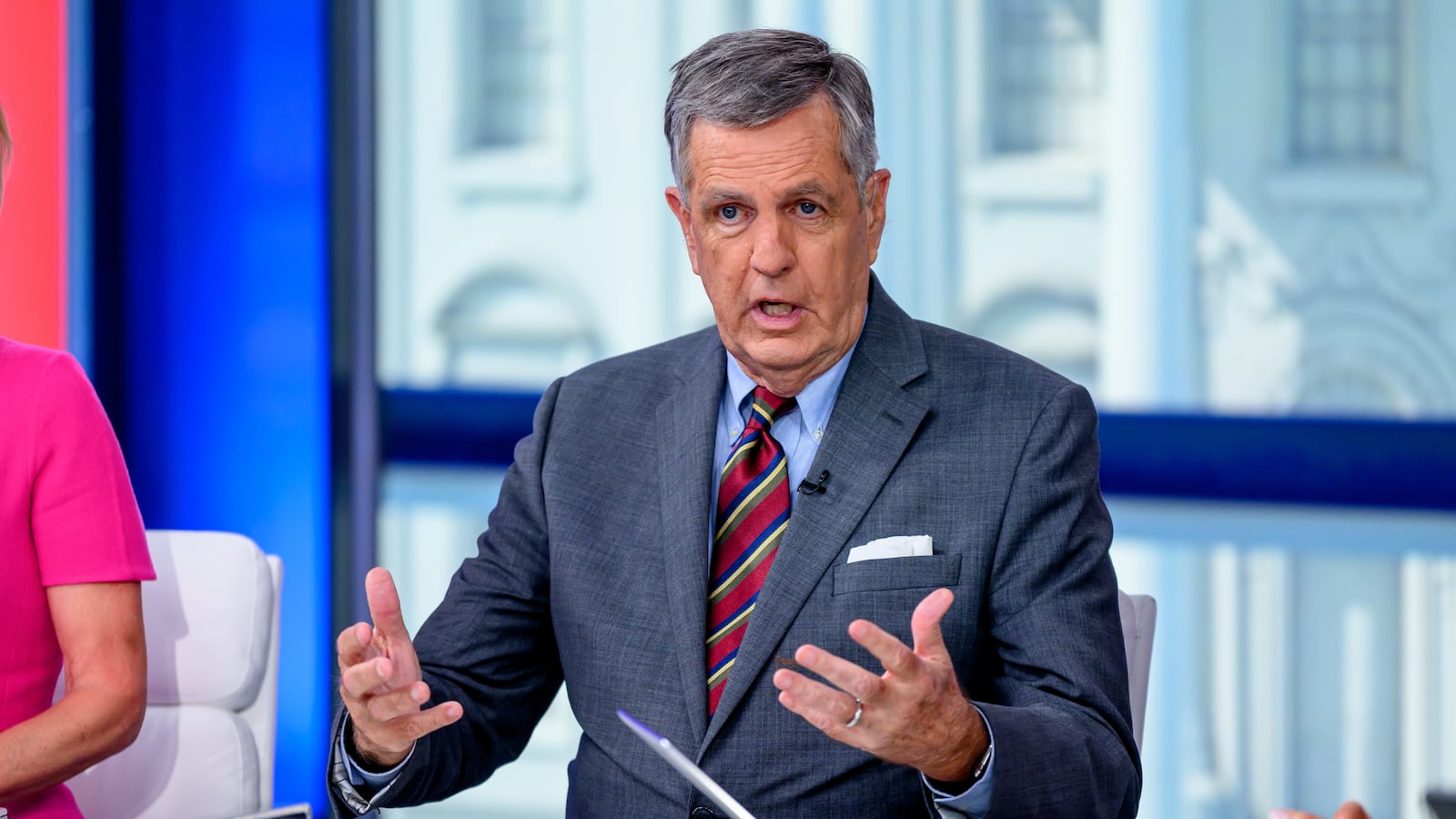 NEW YORK, NEW YORK - MARCH 05: Brit Hume attends Fox News' Super Tuesday 2024 primary election coverage at Fox News Channel Studios on March 05, 2024 in New York City. (Photo by Roy Rochlin/Getty Images)